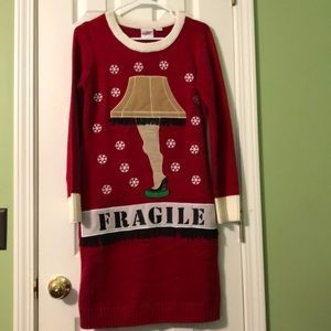 Ugly Christmas sweater dress